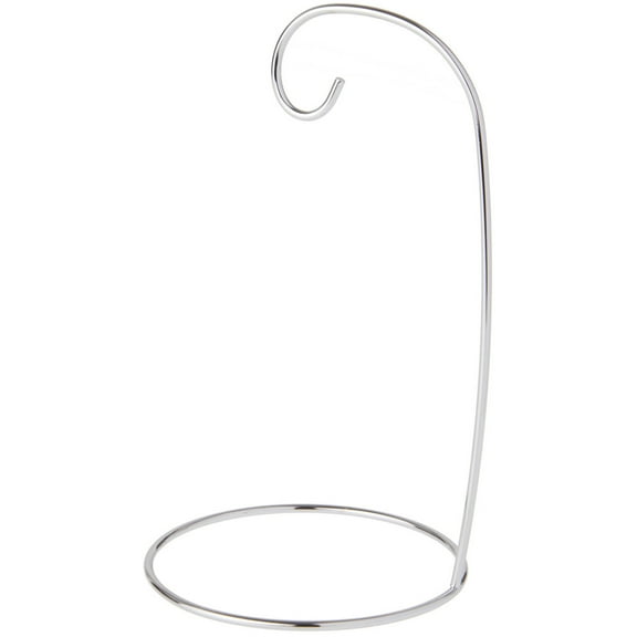 Bard's Silver Ornament Stand, 7" H x 4" W x 4" D, Pack of 12