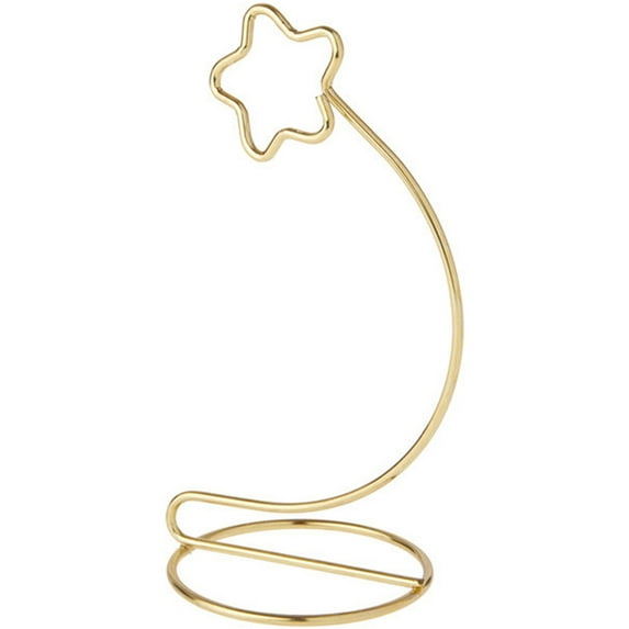 Bard's Star Gold-toned Ornament Stand, 6" H x 3" W x 3" D, Pack of 2