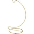 thumbnail image 1 of Bard's Twisted Gold-toned Ornament Stand, 6" H x 2.625" W x 2.625" D, Pack of 3, 1 of 5