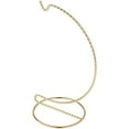 thumbnail image 1 of Bard's Twisted Gold-toned Ornament Stand, 7" H x 3" W x 3" D, Pack of 6, 1 of 6