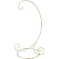 thumbnail image 1 of Bard's Twisted Gold-toned Ornament Stand, Large, 12.25" H x 5.5" W x 7.5" D, Pack of 12, 1 of 4