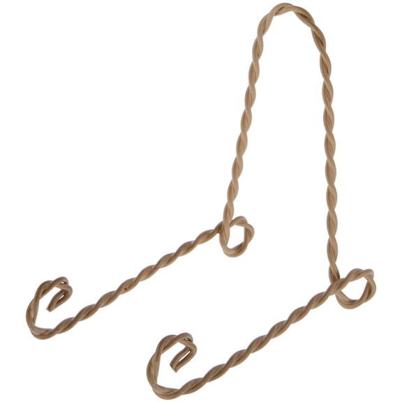 Bard's Twisted Gold-toned Wire Easel Stand, 4.5" H x 3" W x 4" D, Pack of 2