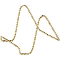Bard's Twisted Gold-toned Wire Easel Stand, 4" H x 3.5" W x 5.5" D, Pack of 2