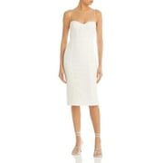 Bardot Womens Charley Lace Cocktail Midi Dress