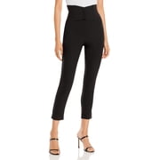 Bardot Womens Corset Knit High Rise Dress Pants
