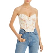 Bardot Womens Lila Underwire Bustier Cropped