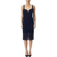 thumbnail image 1 of Bardot Womens Plunging Midi Cocktail and Party Dress, 1 of 2