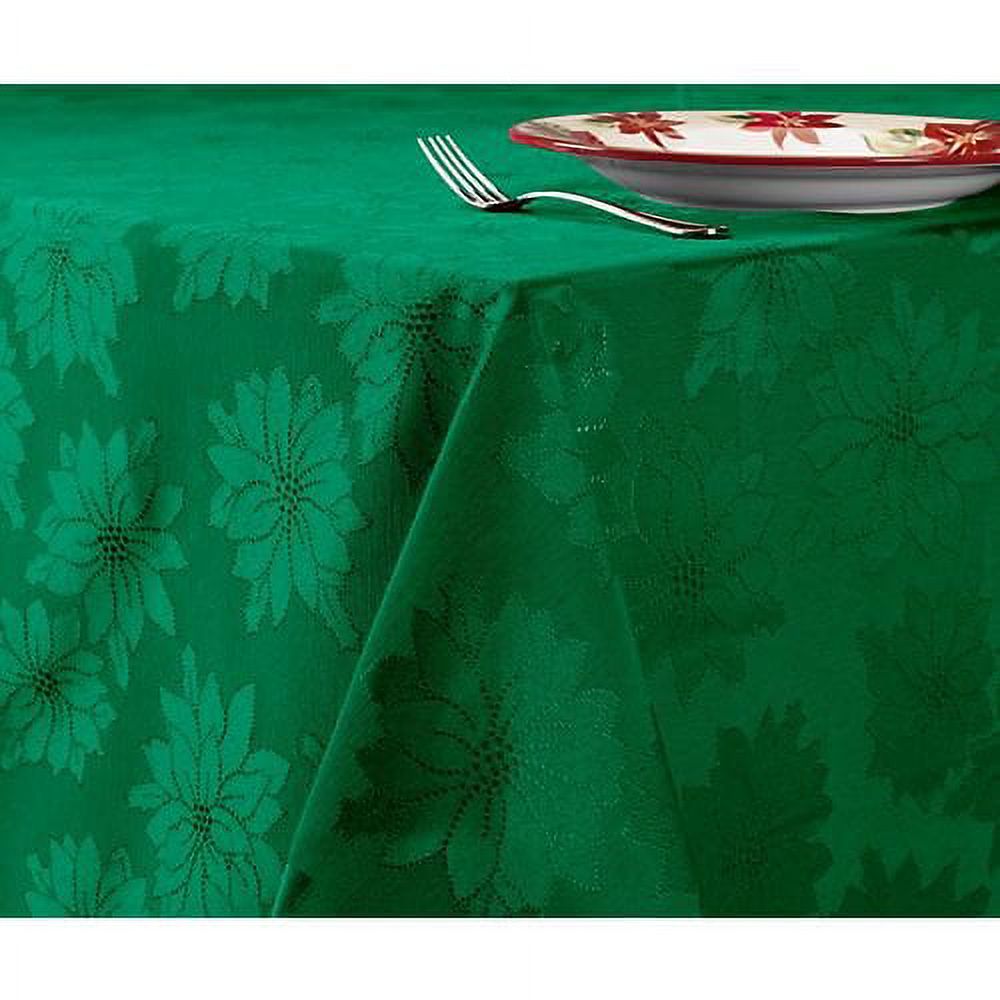 Bardwil Winter Joy Green 60 x 84 Tablecloth Green