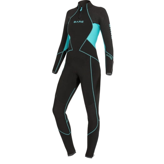 Bare 7mm Evoke Women's Full Wetsuit - Aqua, 12