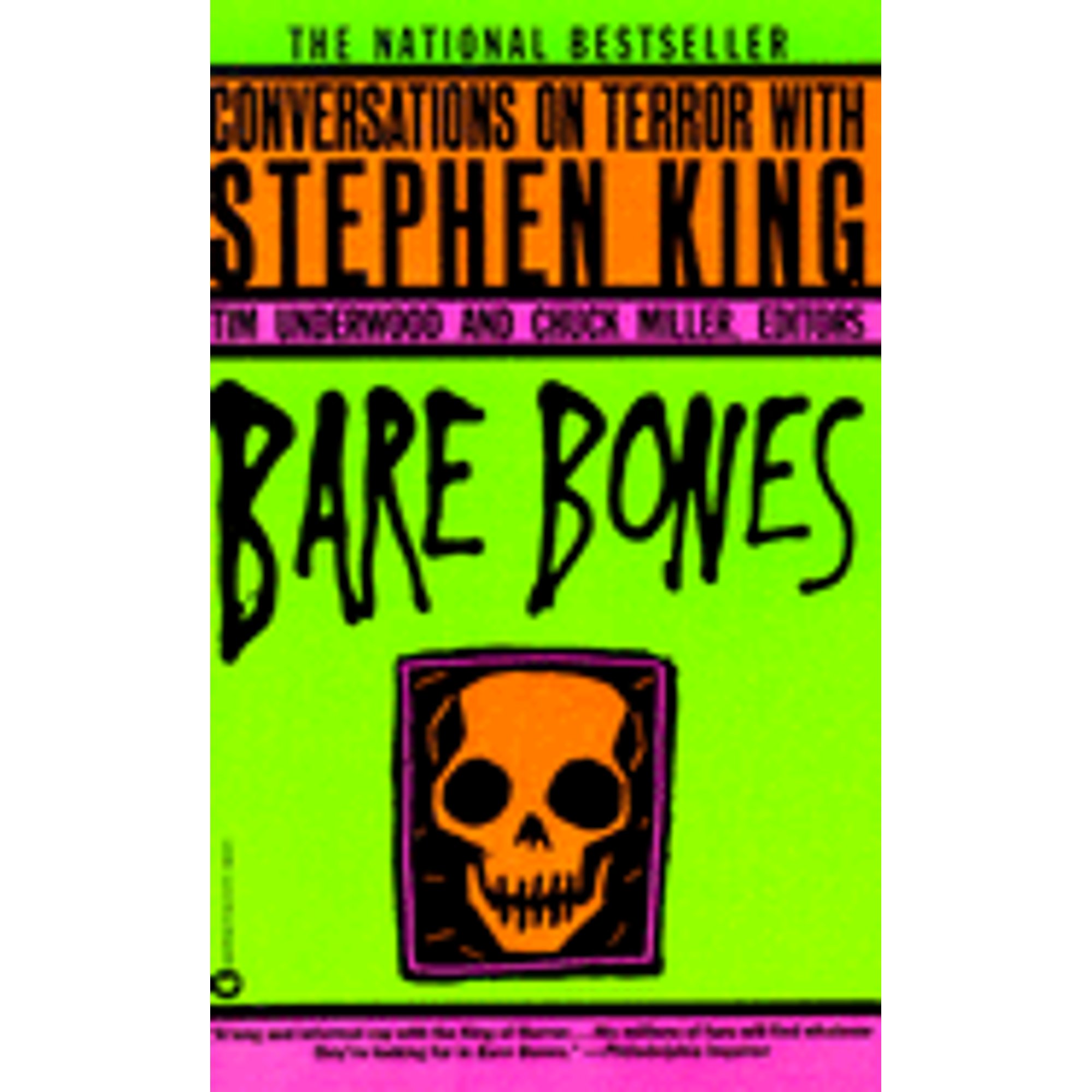 Pre-Owned Bare Bones: Conversations on Terror With Stephen King Paperback Tim Underwood, Stephen King