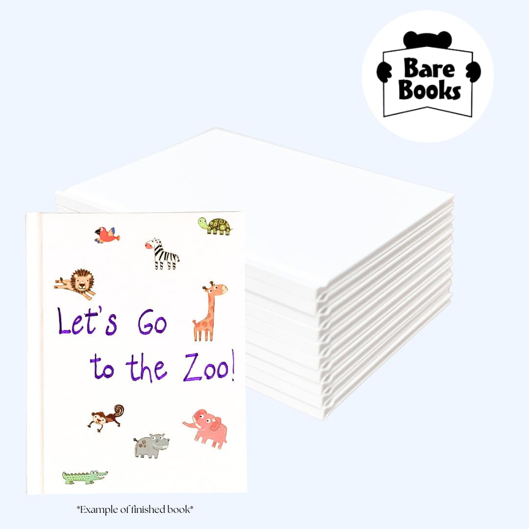 Bare Books Big, Hard Cover 8 3/8" x 11"