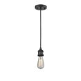 thumbnail image 1 of Innovations 200C-BK Bare Bulb 1 Light Mini Pendant part of the Franklin Restoration Collection, Matte Black, 1 of 1