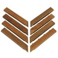 thumbnail image 1 of Bare Decor EZ-Floor Corner Trim Piece  Interlocking Flooring in Solid Teak Wood (Set of 8), Oiled Finish, 1 of 2