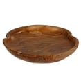 thumbnail image 1 of Bare Decor Ezma Solid Teak Decorative Bowl, Hand Made, 15.5" Round, 1 of 1