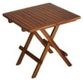 thumbnail image 1 of Bare Decor  Ravinia Folding Teak Small Table, Oiled Finish, 1 of 4
