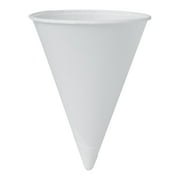 Bare Disposable Paper Cone Cup White Paper 4 oz. 200 Ct 4R-2050