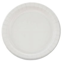 Bare Eco-Forward Clay-Coated Paper Dinnerware, ProPlanet Seal, Plate, 8.5" dia, White, 125/Pack, 4 P | Bundle of 2