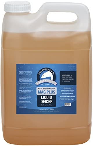 Bare Ground BGS-4 All Natural Anti-Snow Liquid De-Icer, 128 oz (1 Gallon) - Pack of 4