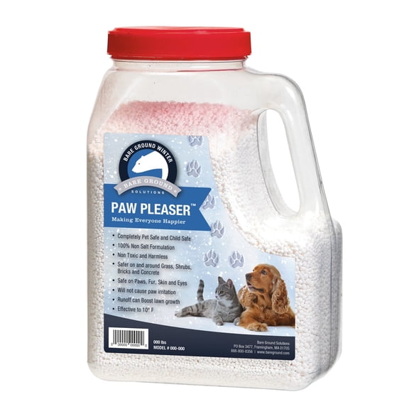 Bare Ground PP-9 9 lbs Sunshine Harvest Paw Pleaser Shaker Jug of Non Toxic Ice Melt