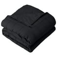 thumbnail image 1 of Bare Home 10 lbs Weighted Blanket for Kids - 40" x 60" - 210tc Twill Cotton, Black, 1 of 10
