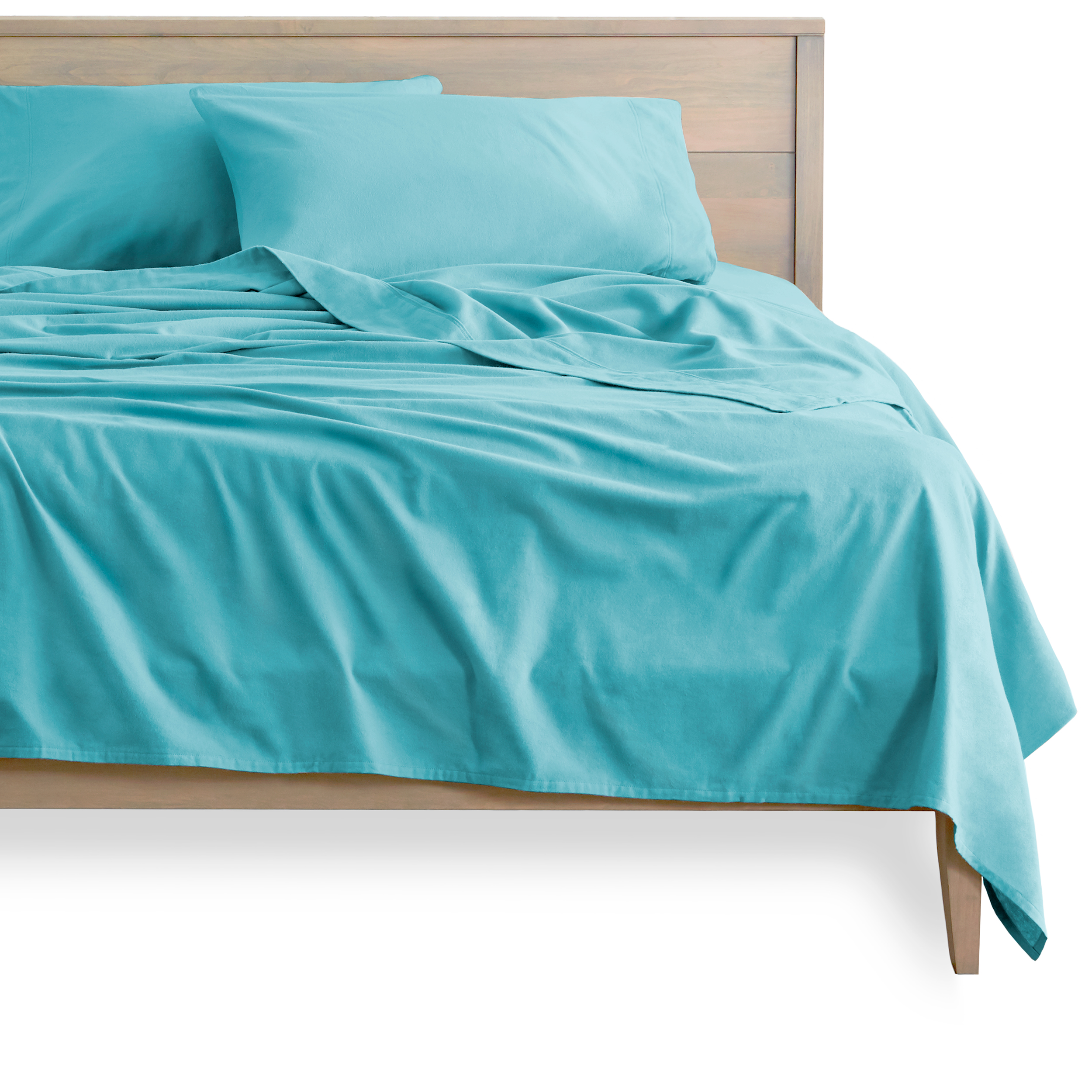 Bare Home 100 Cotton Flannel Sheet Set, Heavyweight, Deep Pocket (Twin