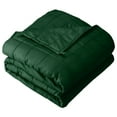 thumbnail image 1 of Bare Home 15 lbs Weighted Blanket for Adults and Kids - 48" x 72" - 210tc Twill Cotton, Forest Green, 1 of 10