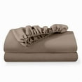 thumbnail image 1 of Bare Home 2-Pack Fitted Sheets - Premium 1800 Collection - Ultra-soft - Deep Pocket - Queen, Taupe, 1 of 8