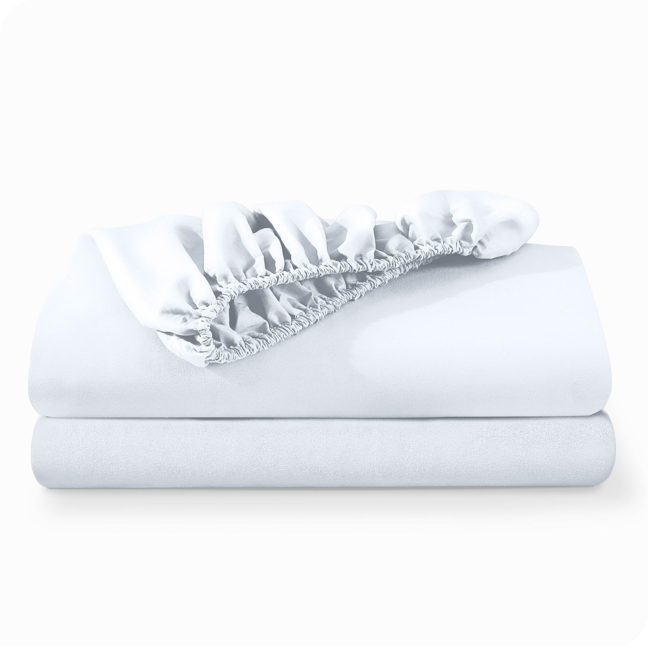 Bare Home Twin Fitted Sheets 2Pack Premium 1800 Collection Ultra