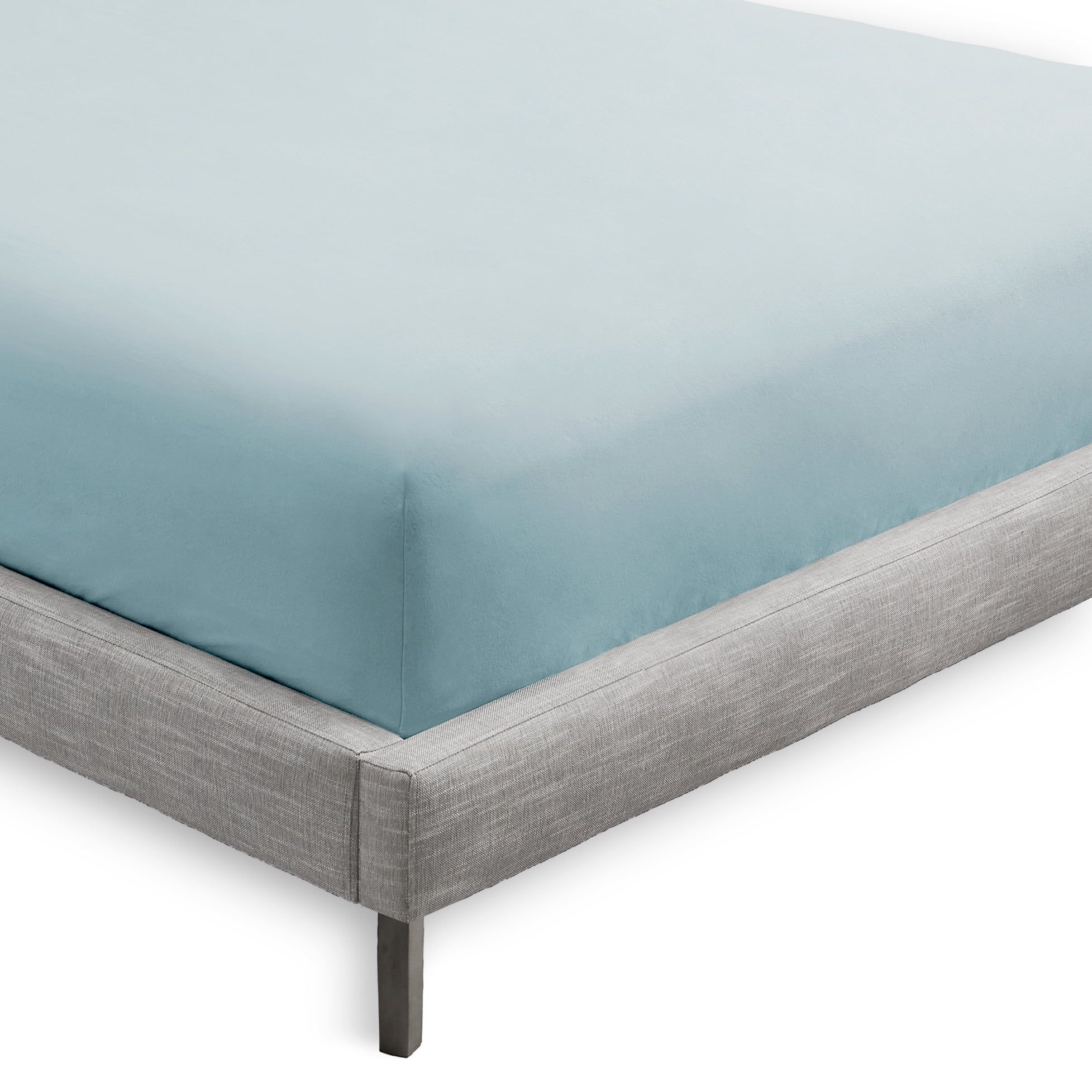Bare Home 2 Twin Fitted Premium Ultra-Soft Bed Sheets, 2-Pack (Twin, Light Blue)