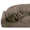 thumbnail image 1 of Bare Home 2 Twin XL Flannel Fitted Sheets, 100% Cotton (Split King, Taupe), 1 of 5