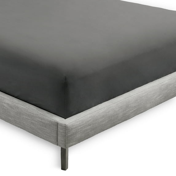 Bare Home 2 Twin XL Premium Ultra-Soft Fitted Bed Sheets, 2-Pack (Twin XL, Gray)