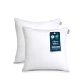 thumbnail image 1 of Bare Home 20"x20" Pillow Inserts, Decorative Square Pillow Insert for Sofa/Couch, Set of 2, White, 1 of 9