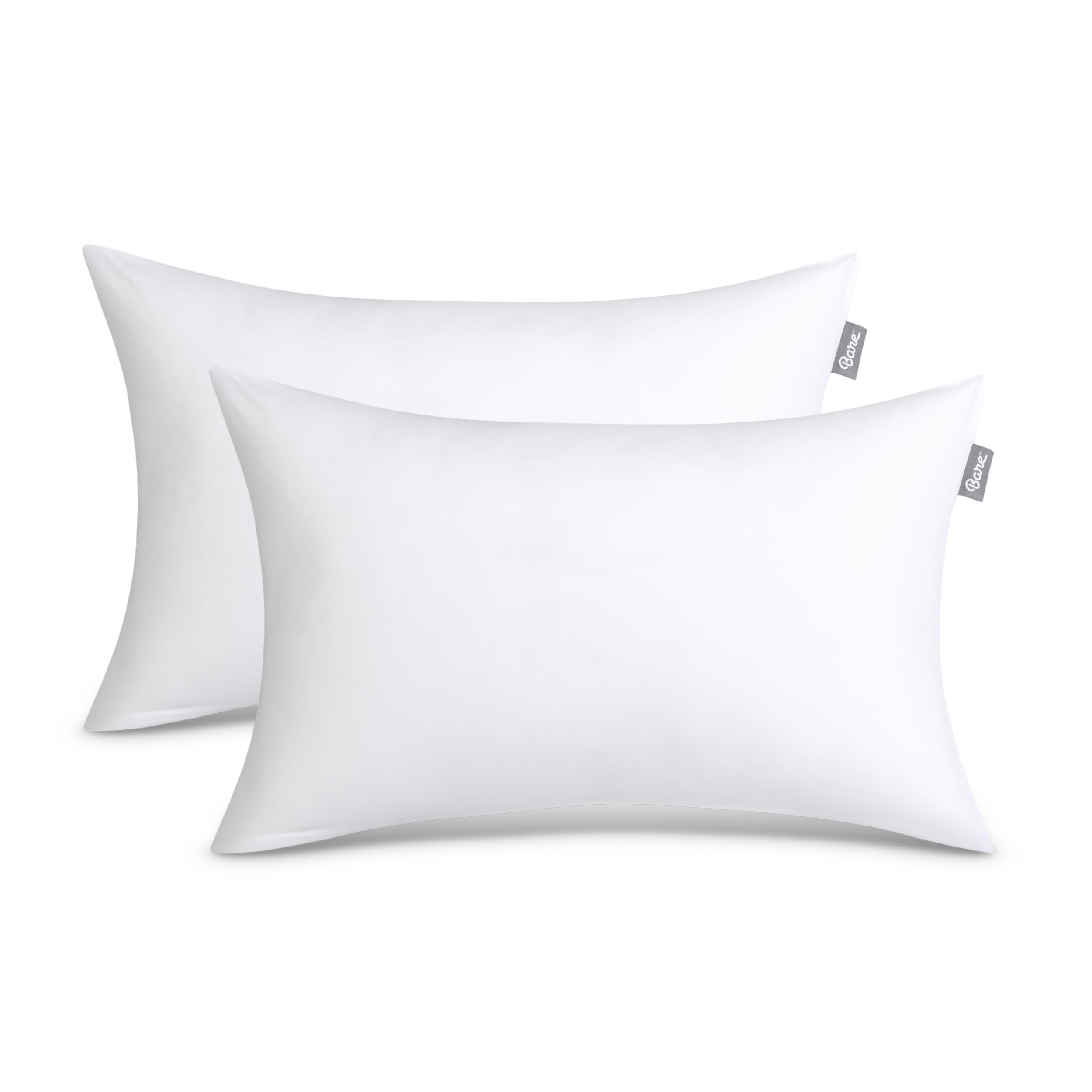 20" x 26" White Hypoallergenic Microfiber Pillow Inserts - Set of 2