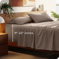 thumbnail image 1 of Bare Home 22" Extra Deep Pocket Sheet Set - Premium 1800 Collection - Ultra-Soft - Queen, Taupe, 1 of 8