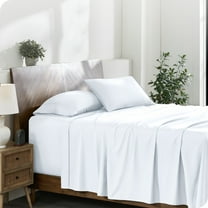 Bare Home 22" Extra Deep Pocket Sheet Set - Premium 1800 Collection - Ultra-Soft - Queen, White