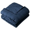Size: 60"x80" - 22lbs, Actual Color: Cotton Dark Blue