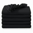 thumbnail image 1 of Bare Home 5-Pack Fitted Sheets - Premium 1800 Collection - Ultra-soft - Deep Pocket - Twin, Black, 1 of 8
