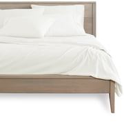 Bare Home 5 Piece Sheet Set, Microfiber, 2 Extra Pillowcases, Twin, Ivory
