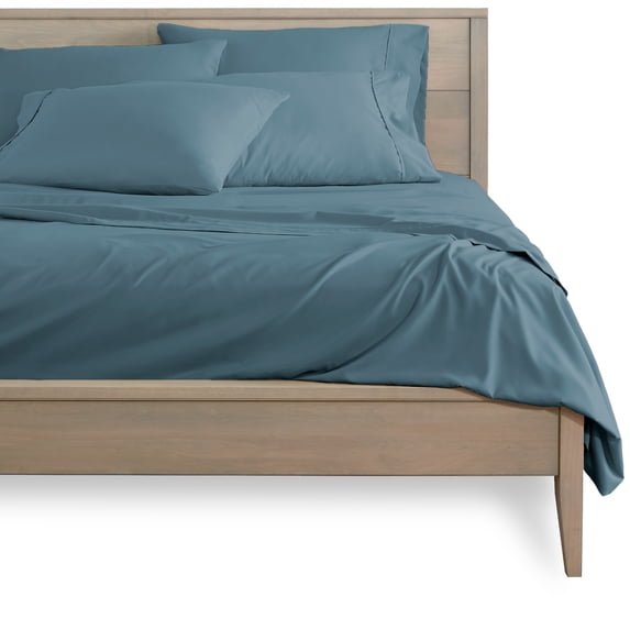 Bare Home 5 Piece Sheet Set, Microfiber, 2 Extra Pillowcases, Twin XL, Coronet Blue