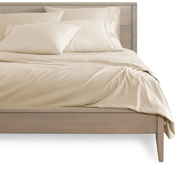 Bare Home 5 Piece Sheet Set, Microfiber, 2 Extra Pillowcases, Twin XL, Sand