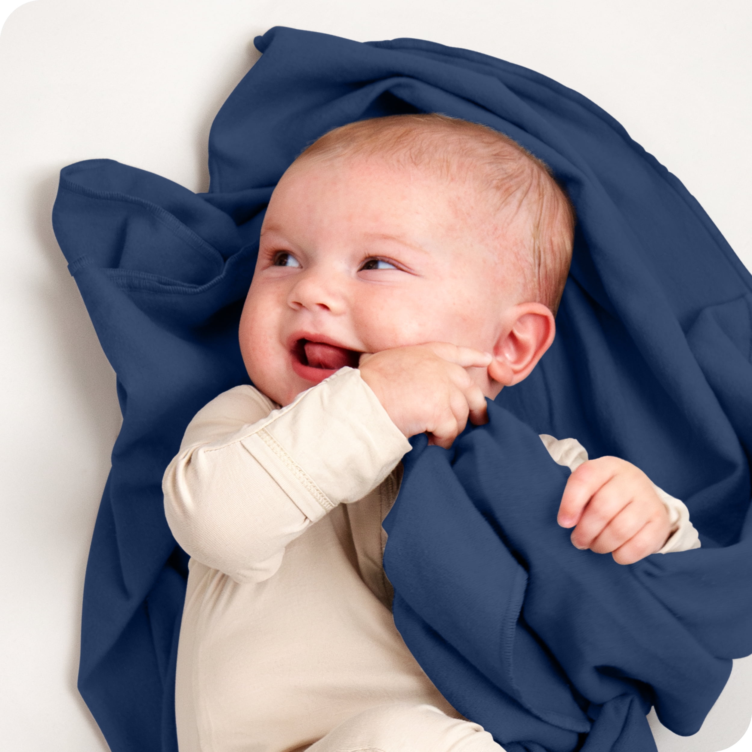 Blue Unisex Receiving Blankets Luvable Friends Unisex Baby Cotton