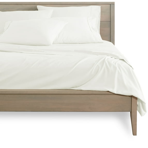 Bare Home 6 Piece Sheet Set, Microfiber, 2 Extra Pillowcases, Full, Ivory