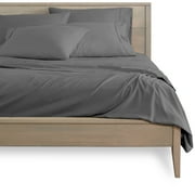 Bare Home 6 Piece Sheet Set, Microfiber, 2 Extra Pillowcases, Queen, Gray