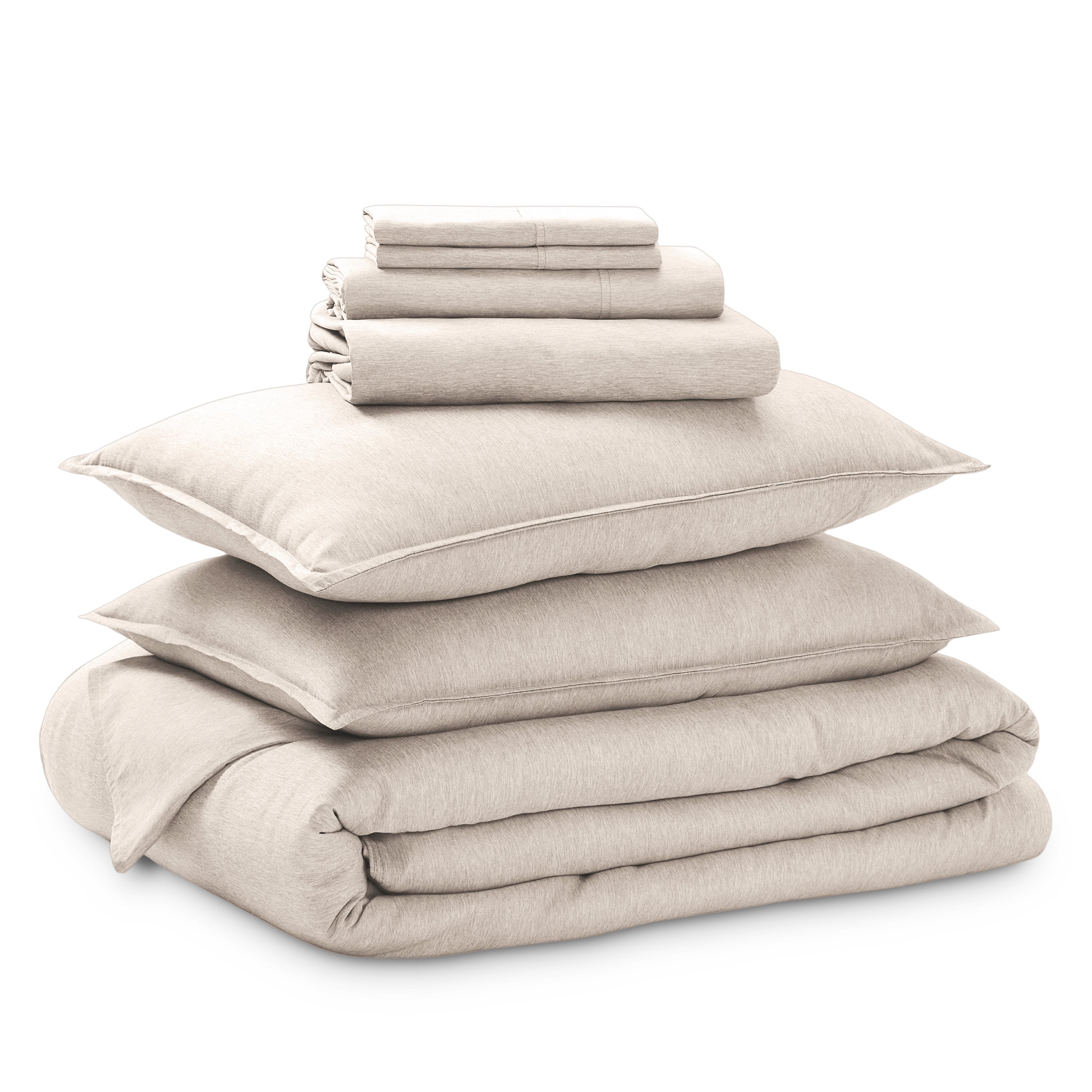 King Heather Pebble Microfiber Down Alternative Bed in a Bag Set