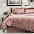 thumbnail image 1 of Bare Home 7-Piece Heathered Bed in a Bag, Queen, Heather Rosewood, 1 of 8