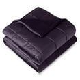 thumbnail image 1 of Bare Home 7 lbs Weighted Blanket for Kids - 40" x 60" - Minky Fleece, Eggplant, 1 of 10