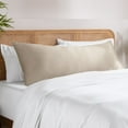 thumbnail image 1 of Bare Home Bamboo Body Pillowcase - Made from Rayon Fibers -  Soft, Cooling & Breathable - Sand, 1 of 8