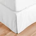 thumbnail image 1 of Bare Home Bed Skirt Double Brushed Premium Microfiber, 15-Inch Tailored Drop Pleated Dust Ruffle, 1800 Ultra-Soft, Shrink and Fade Resistant (King, Winter White), 1 of 2