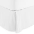 thumbnail image 1 of Bare Home Bed Skirt Double Brushed Premium Microfiber, 15-Inch Tailored Drop Pleated Dust Ruffle, 1800 Ultra-Soft, Shrink and Fade Resistant (Twin, Winter White), 1 of 3