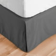 thumbnail image 1 of Bare Home Bed Skirt Double Brushed Premium Microfiber, 15-Inch Tailored Drop Pleated Dust Ruffle, 1800 Ultra-Soft, Shrink and Fade Resistant (Twin XL, Grey), 1 of 2